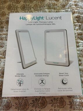 HappyLight Lucent LED Light Therapy Lamp - White